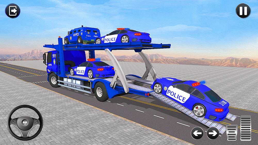 Grand Police Transport Truck Screenshot2
