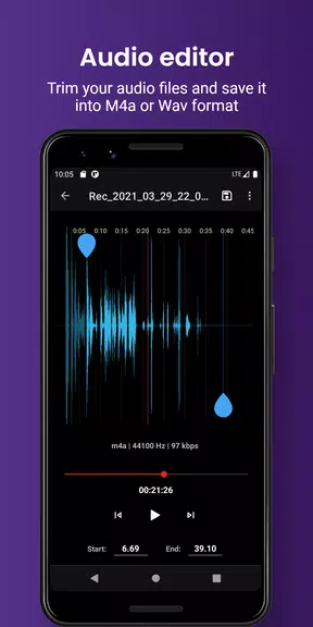 Smart voice recorder - editor Screenshot2