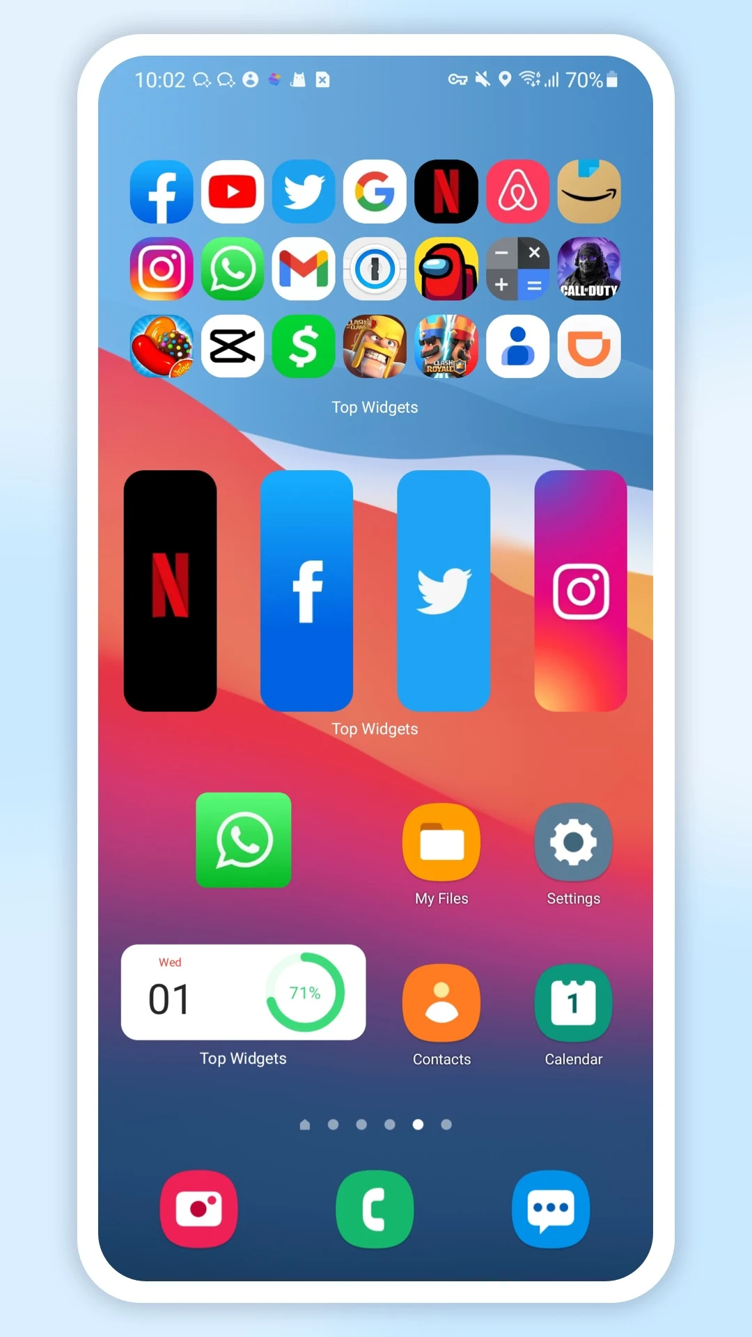 Top Widgets Screenshot1