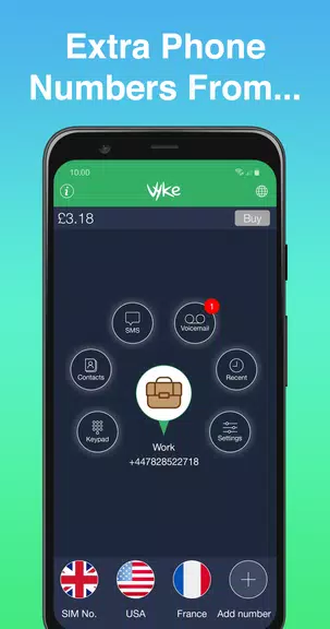 Vyke: Second Phone/2nd Line Screenshot1