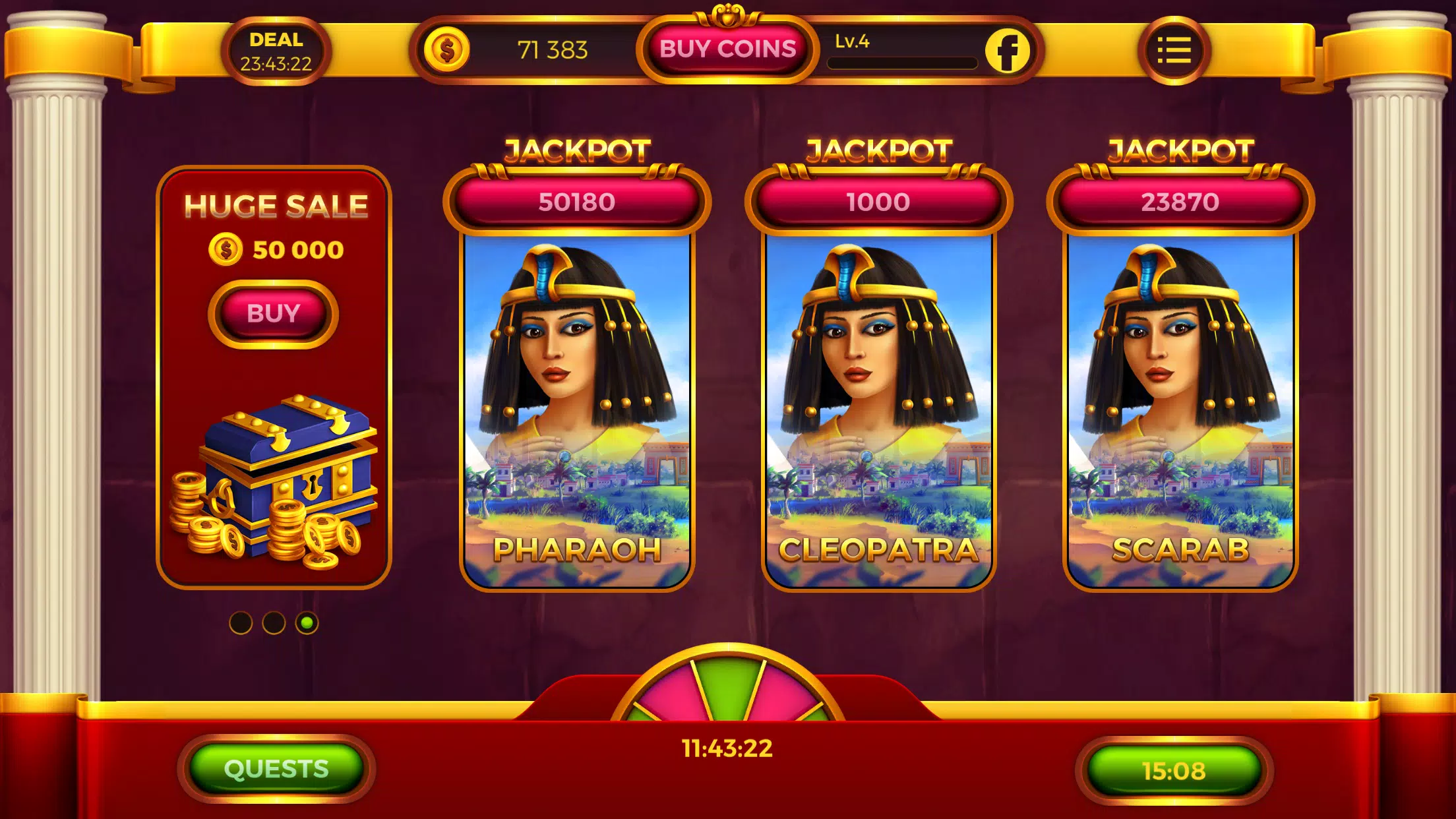 Golden Nile Slots Screenshot3
