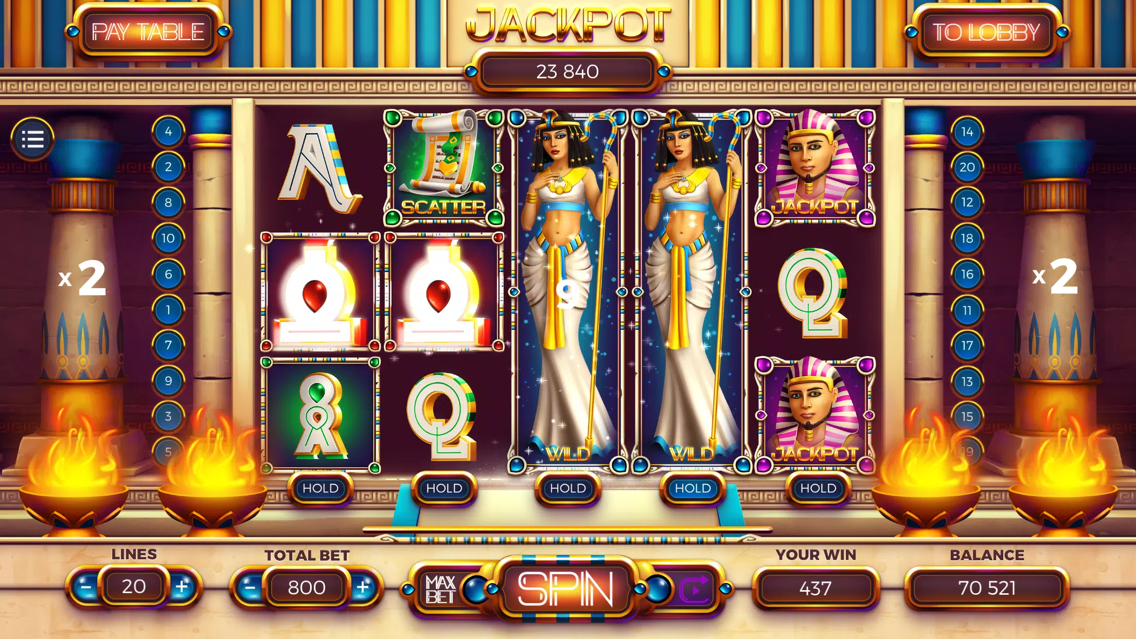 Golden Nile Slots Screenshot1