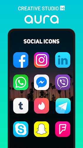 Aura Icon Pack Screenshot2