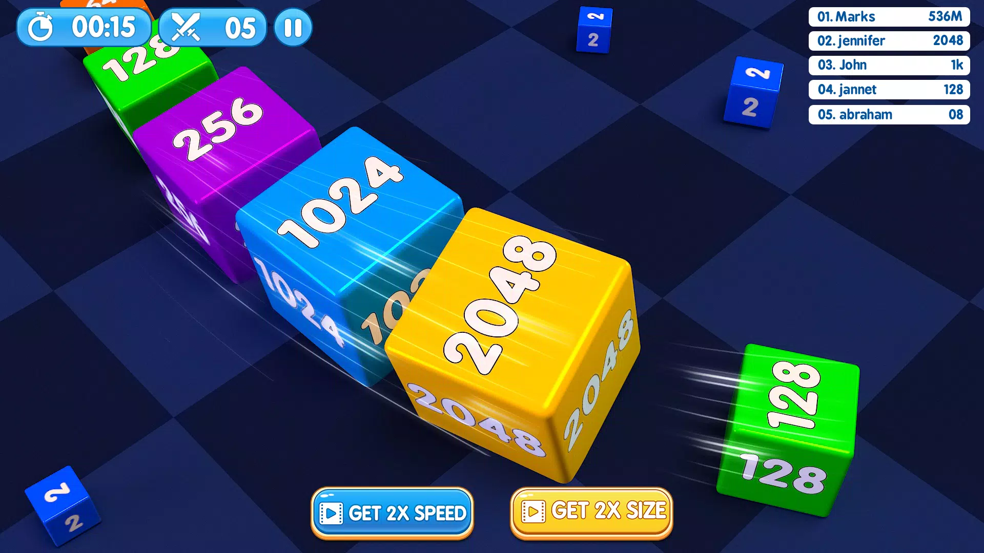 Worms Snake Clash 3D Game Screenshot5