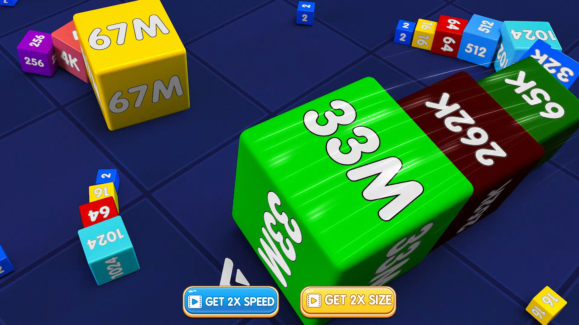 Worms Snake Clash 3D Game Screenshot2