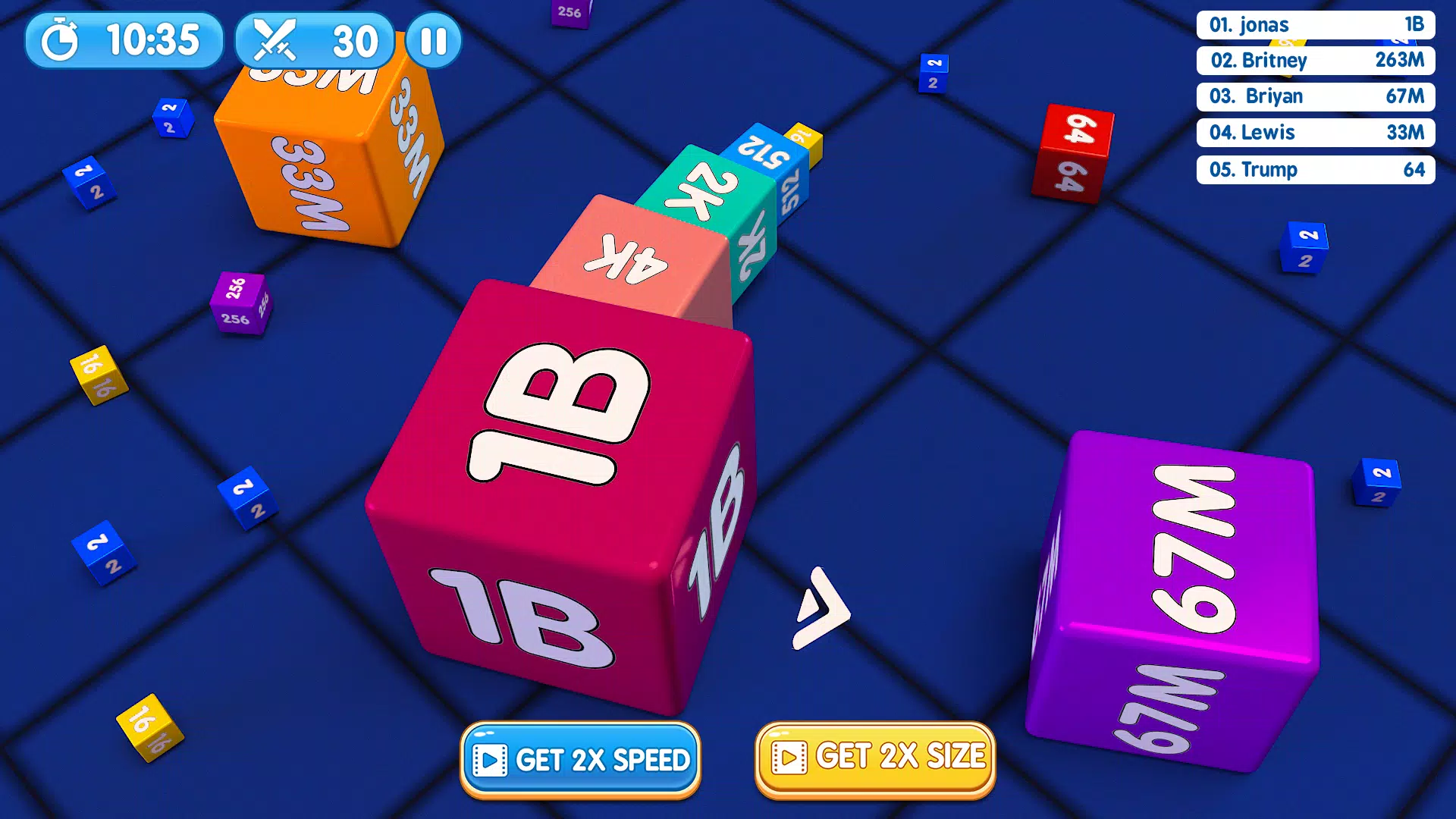 Worms Snake Clash 3D Game Screenshot3