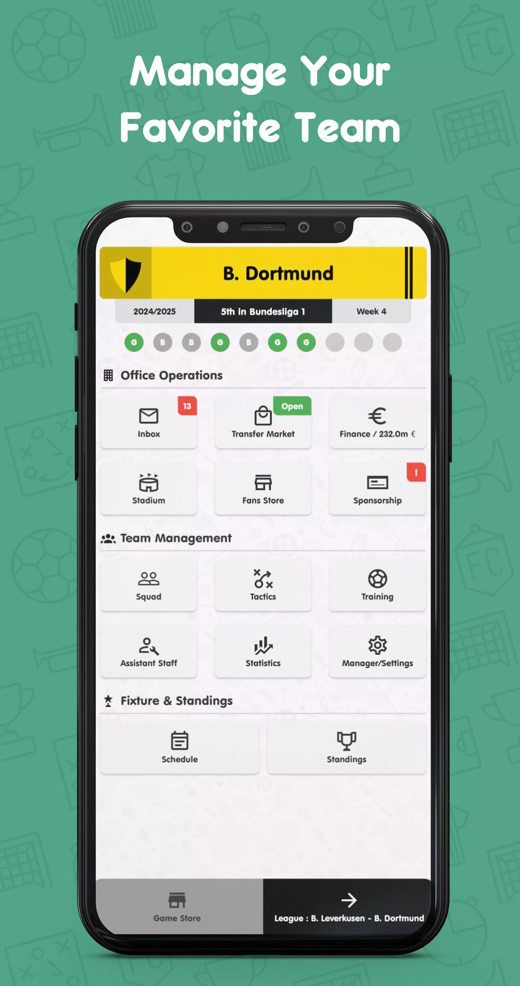Pro Club Manager Germany Screenshot2