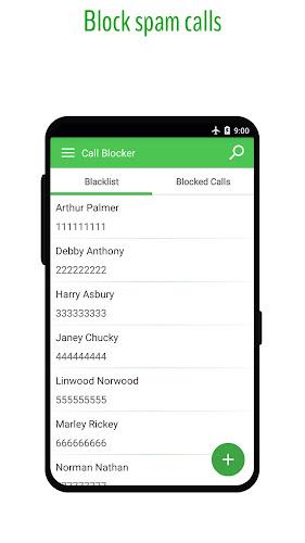 Phone Call Blocker - Blacklist Screenshot1