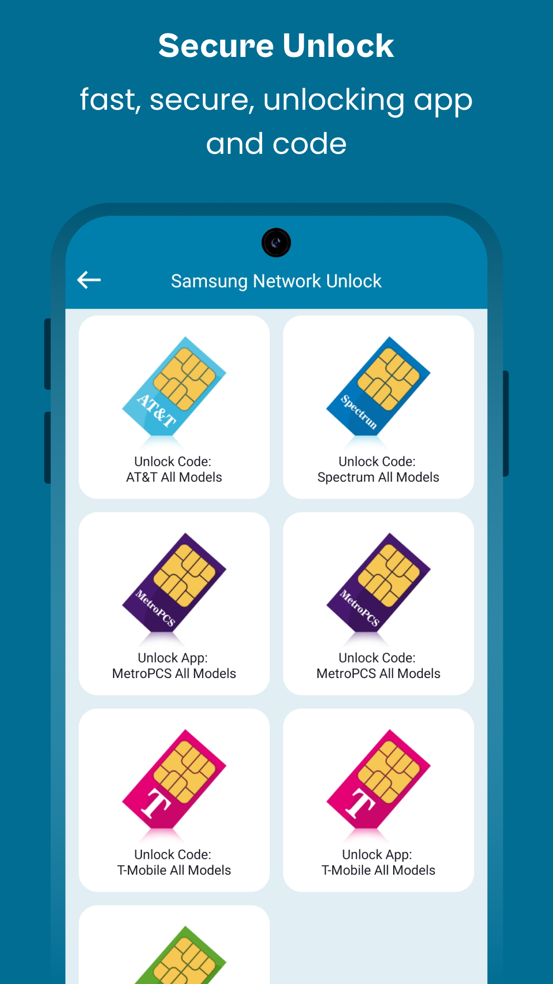 ATT Network Unlock Samsung App Screenshot3