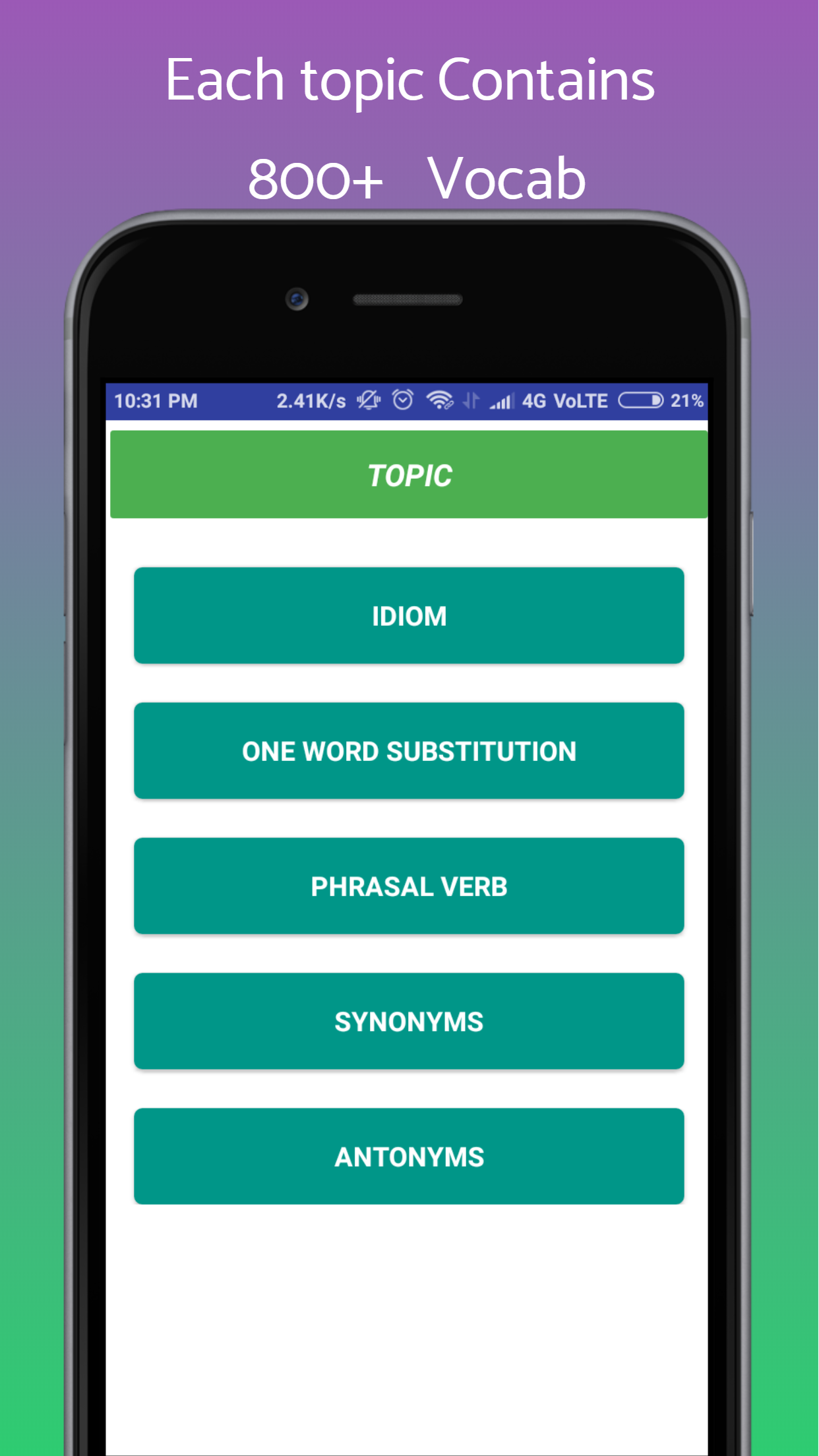 ENGLISH VOCAB QUIZ Screenshot3