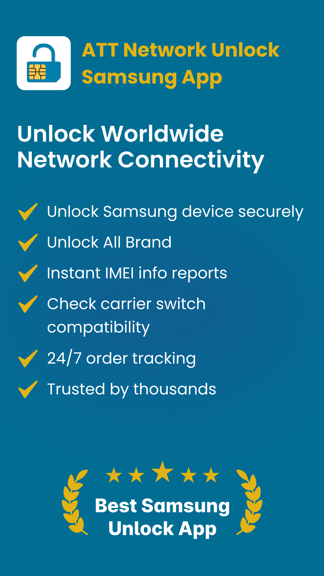 ATT Network Unlock Samsung App Screenshot1