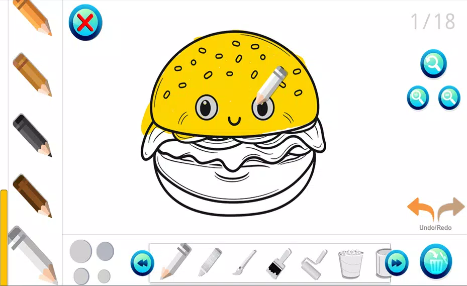 Fast Food Paint Game Screenshot2