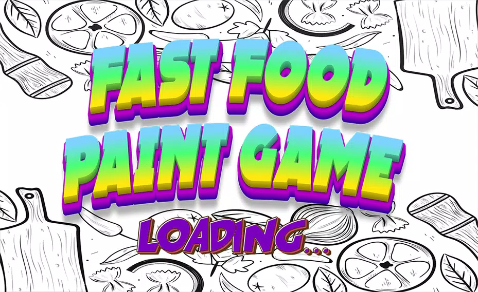 Fast Food Paint Game Screenshot1
