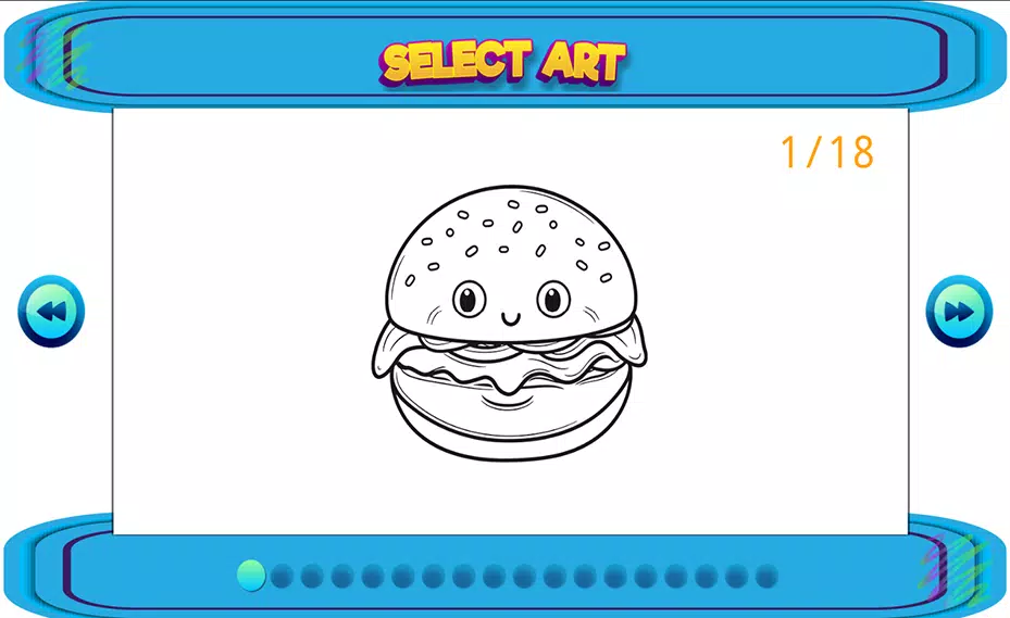 Fast Food Paint Game Screenshot3
