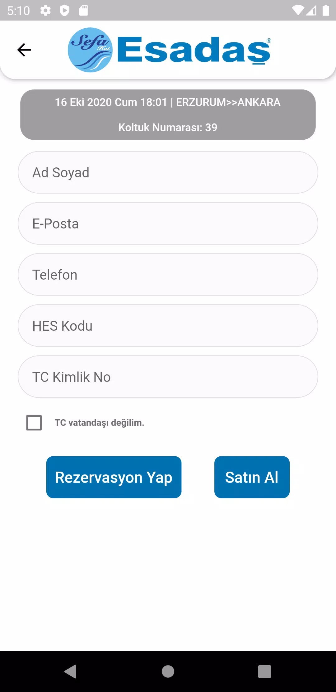 Esadaş Turizm Screenshot4