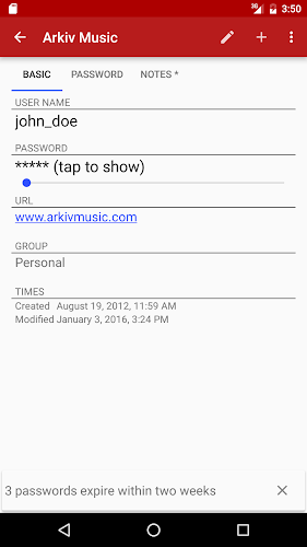 PasswdSafe Screenshot4