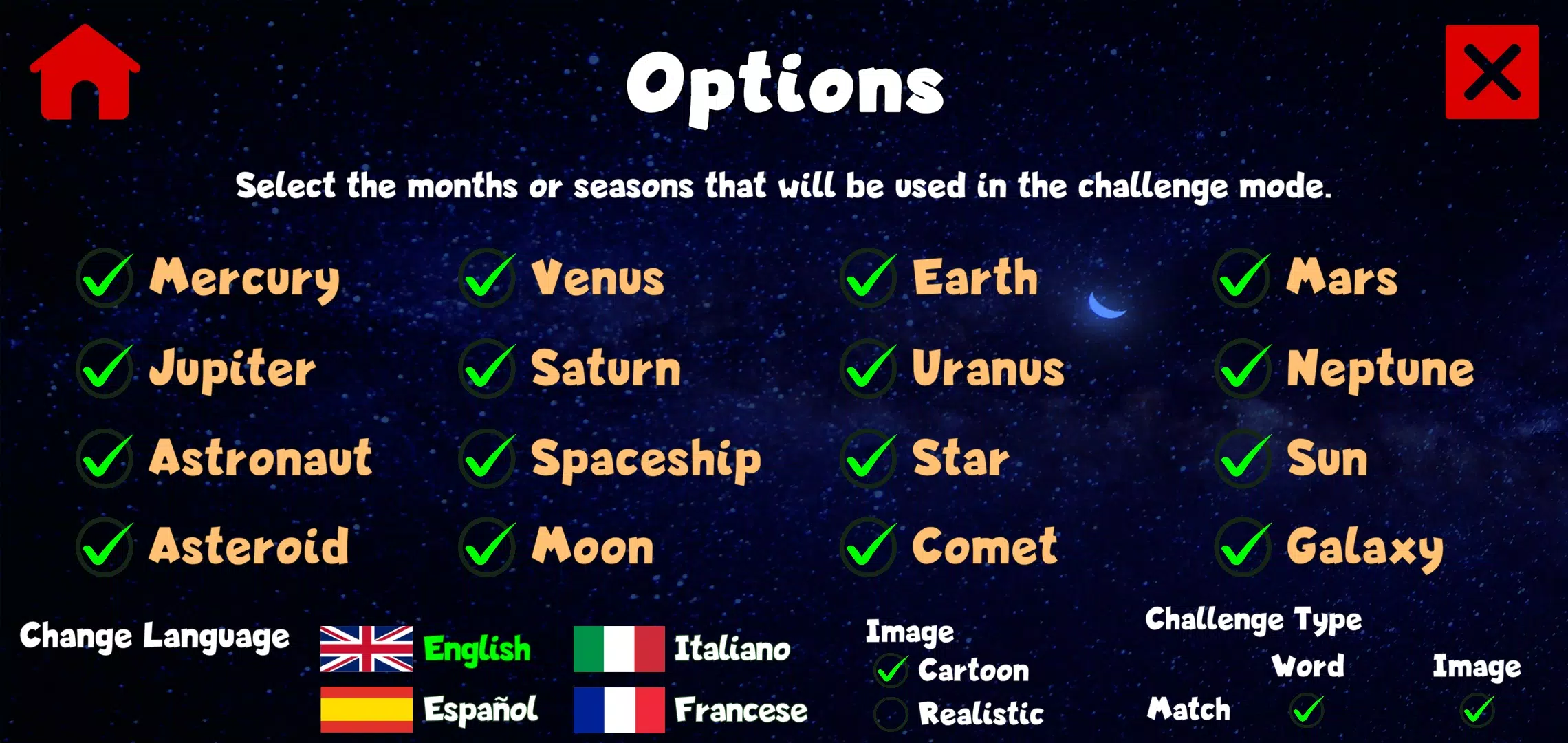 Learn: Space Screenshot2