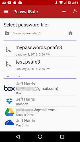 PasswdSafe Screenshot1
