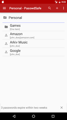 PasswdSafe Screenshot3