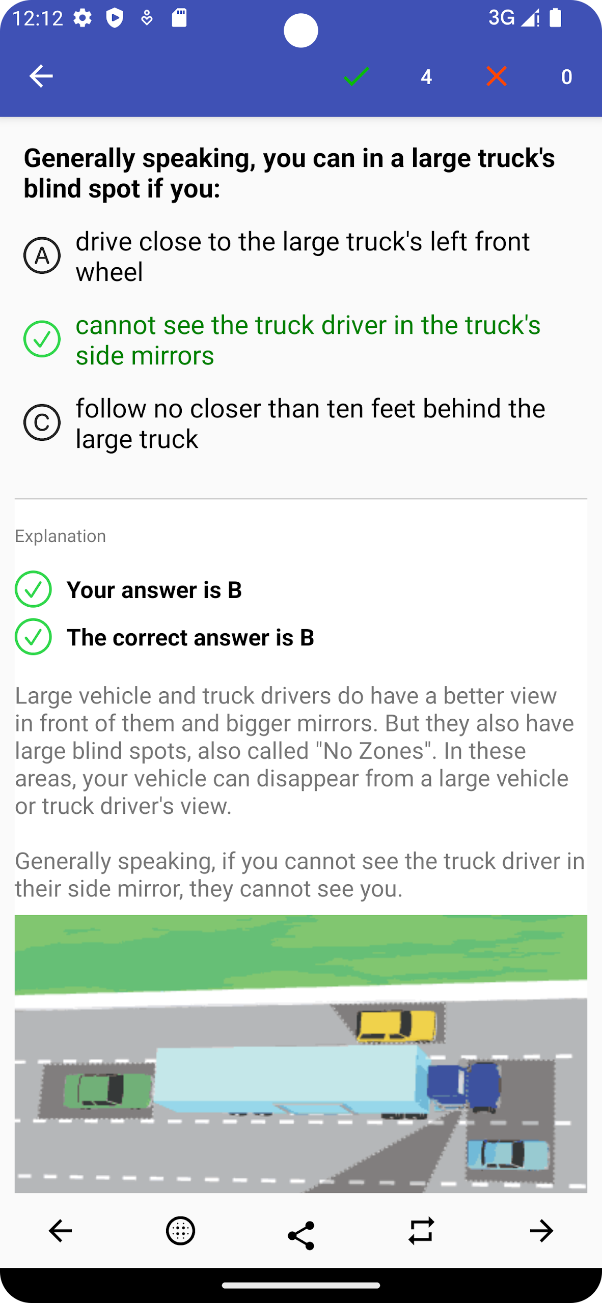 California Driver License Test Screenshot2