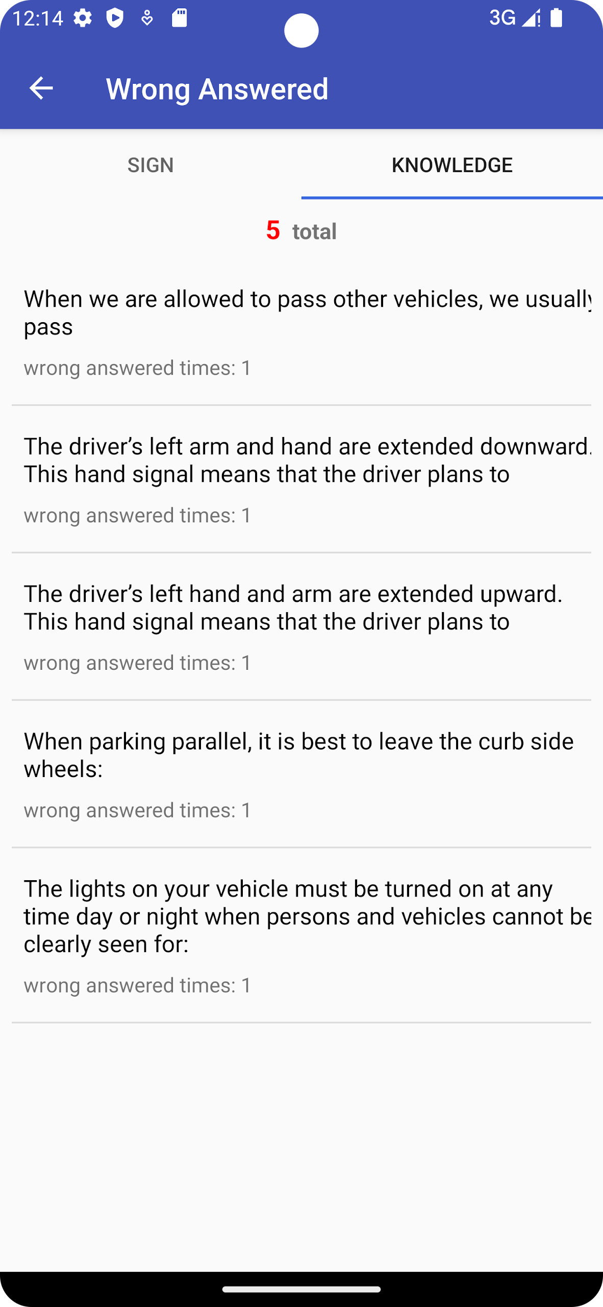 California Driver License Test Screenshot7