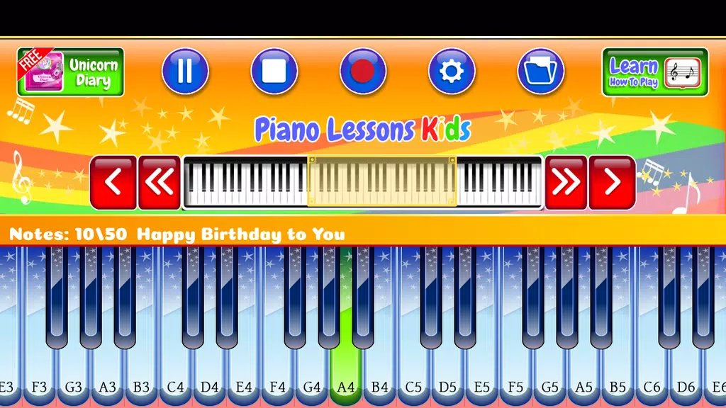 Piano Lessons Kids Screenshot1