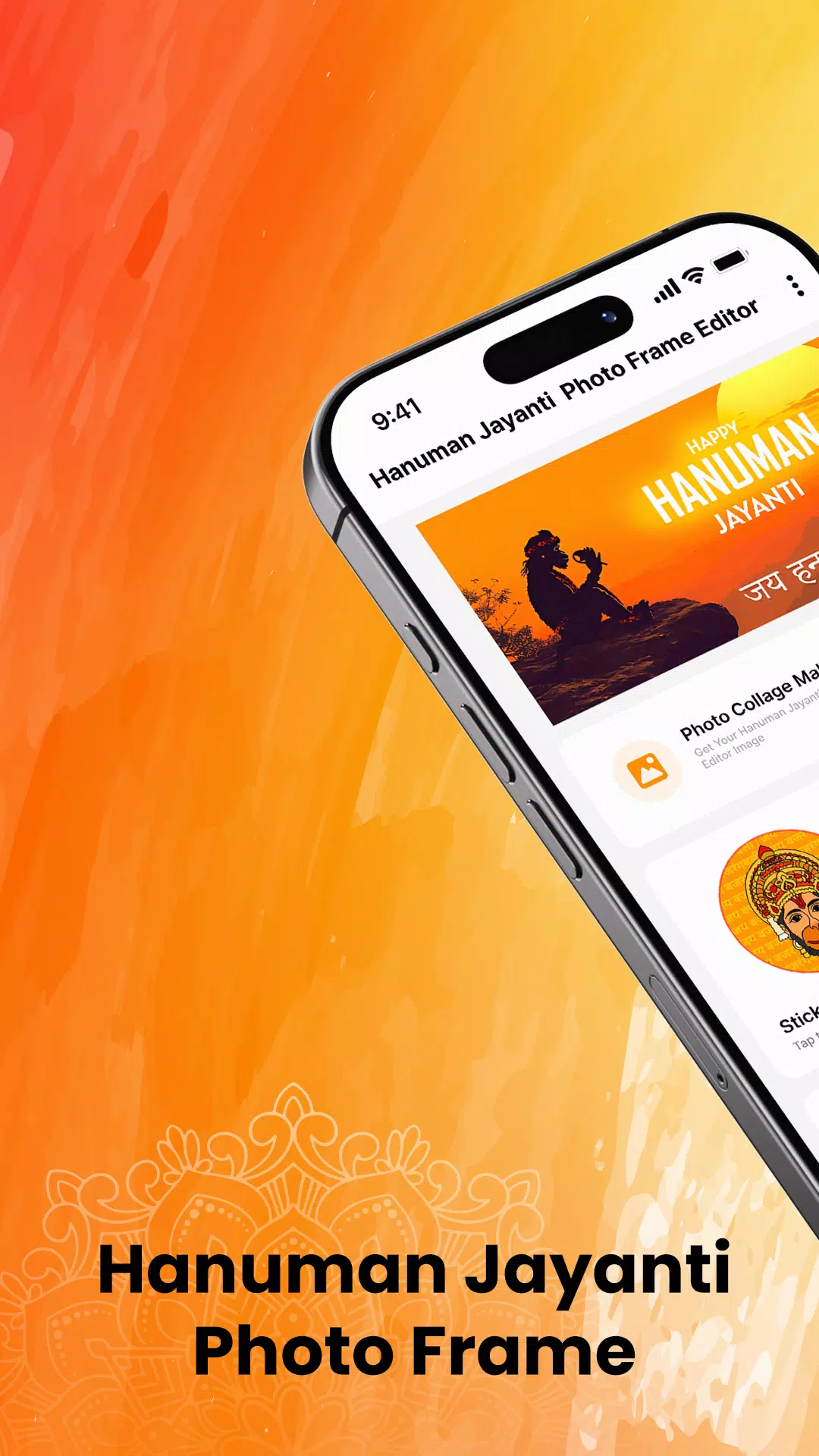 Hanuman Jayanti Photo Frame Screenshot1