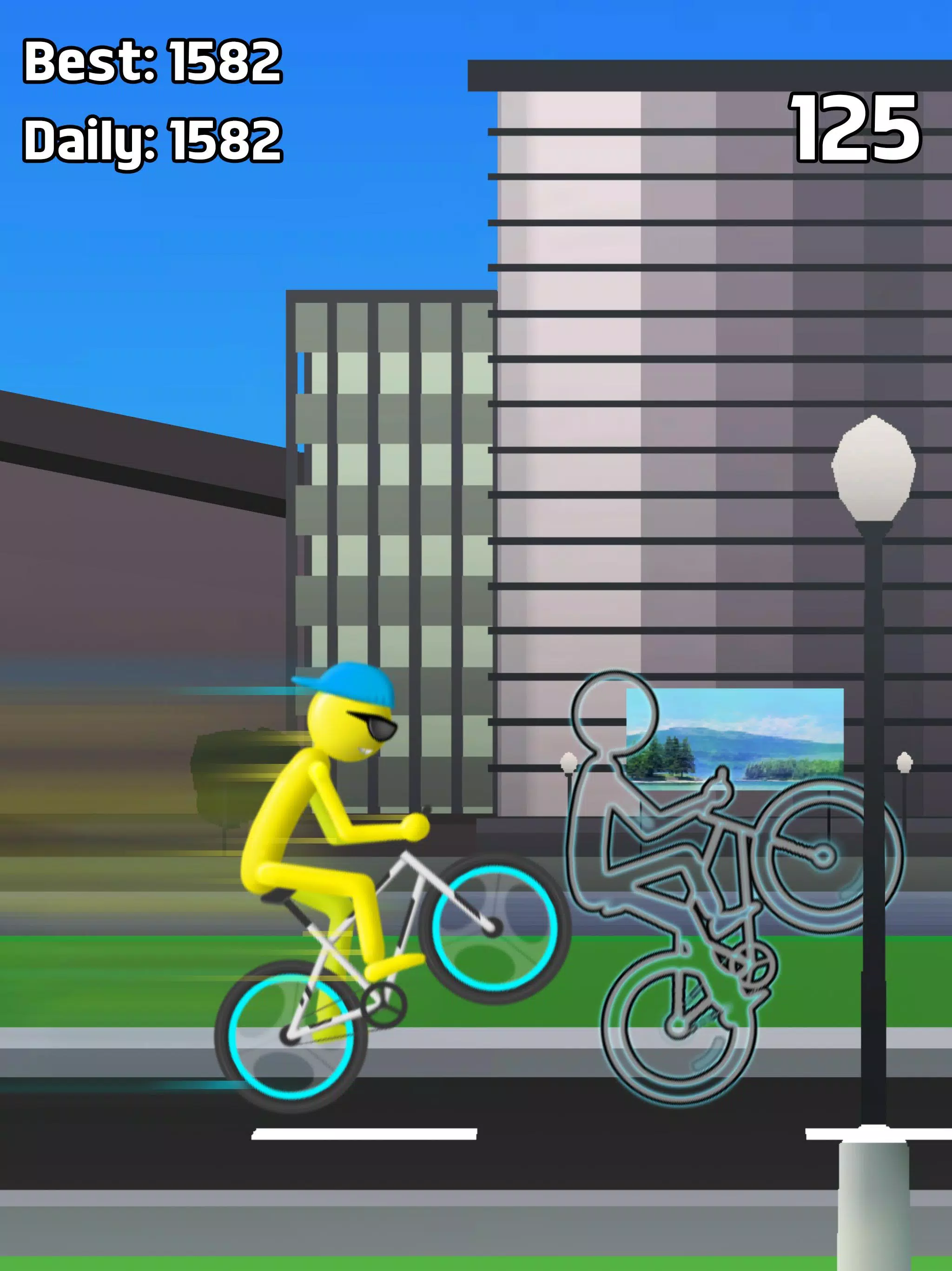 Stickman Bike Wheelie Screenshot8