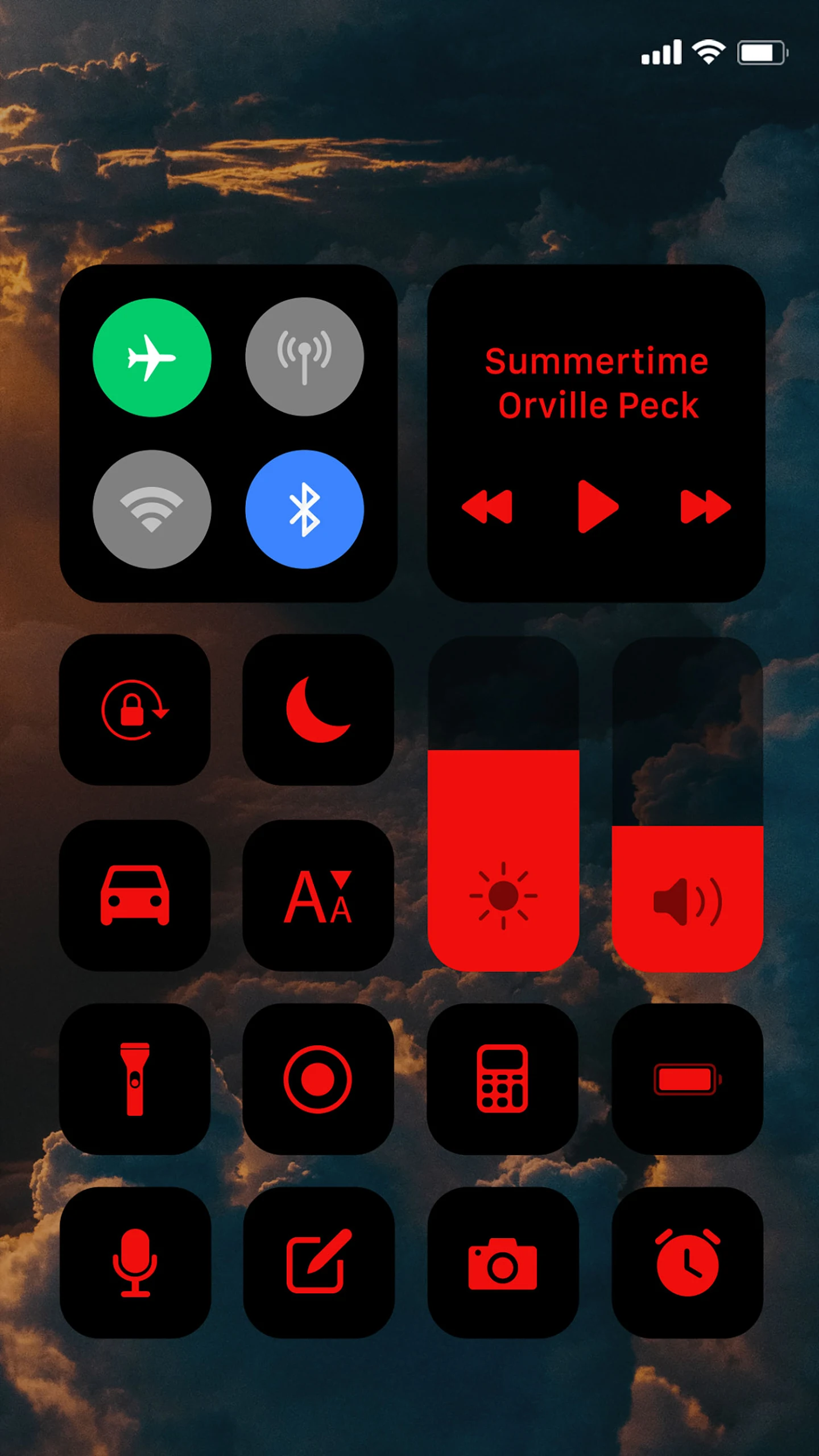 Wow Red Black Theme, Icon Pack Screenshot5