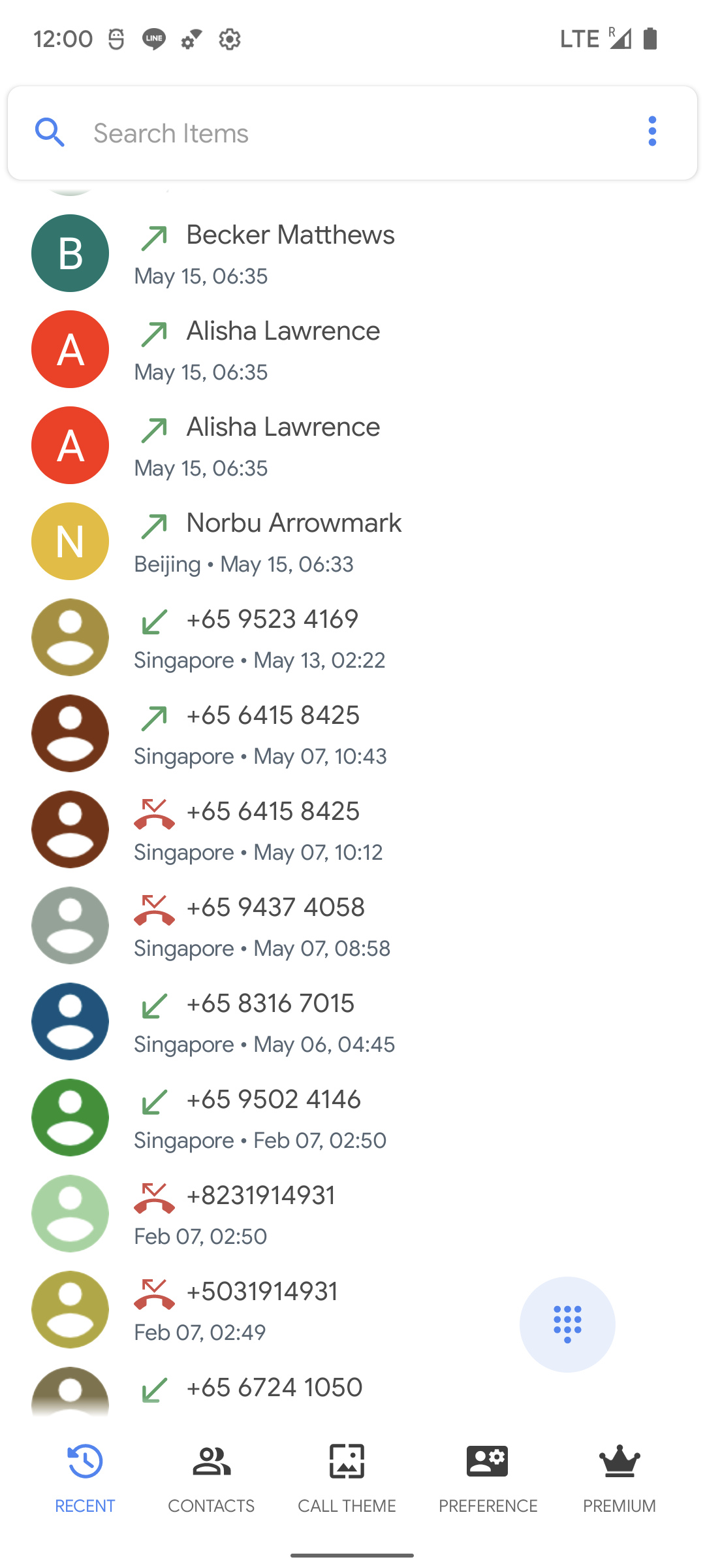 ColorCall - Color Phone Dialer Screenshot3