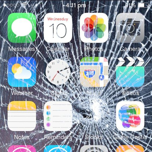 Prank Broken Screen Wallpaper APK
