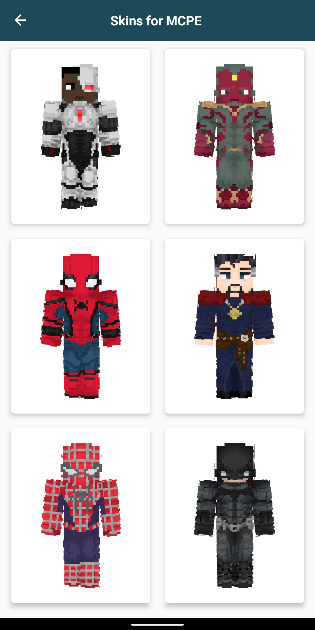 Superhero Skins for Minecraft Screenshot3