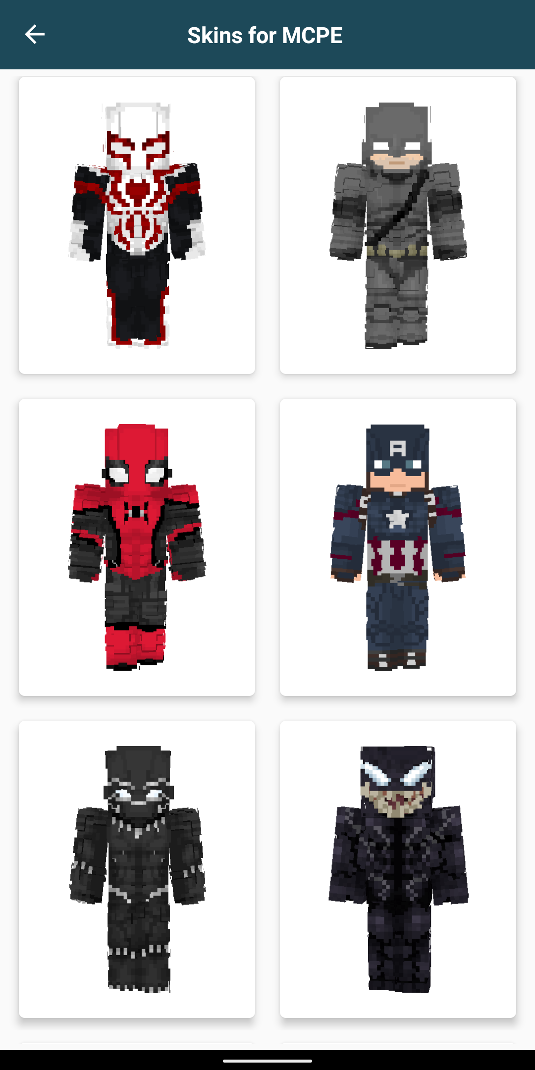 Superhero Skins for Minecraft Screenshot5