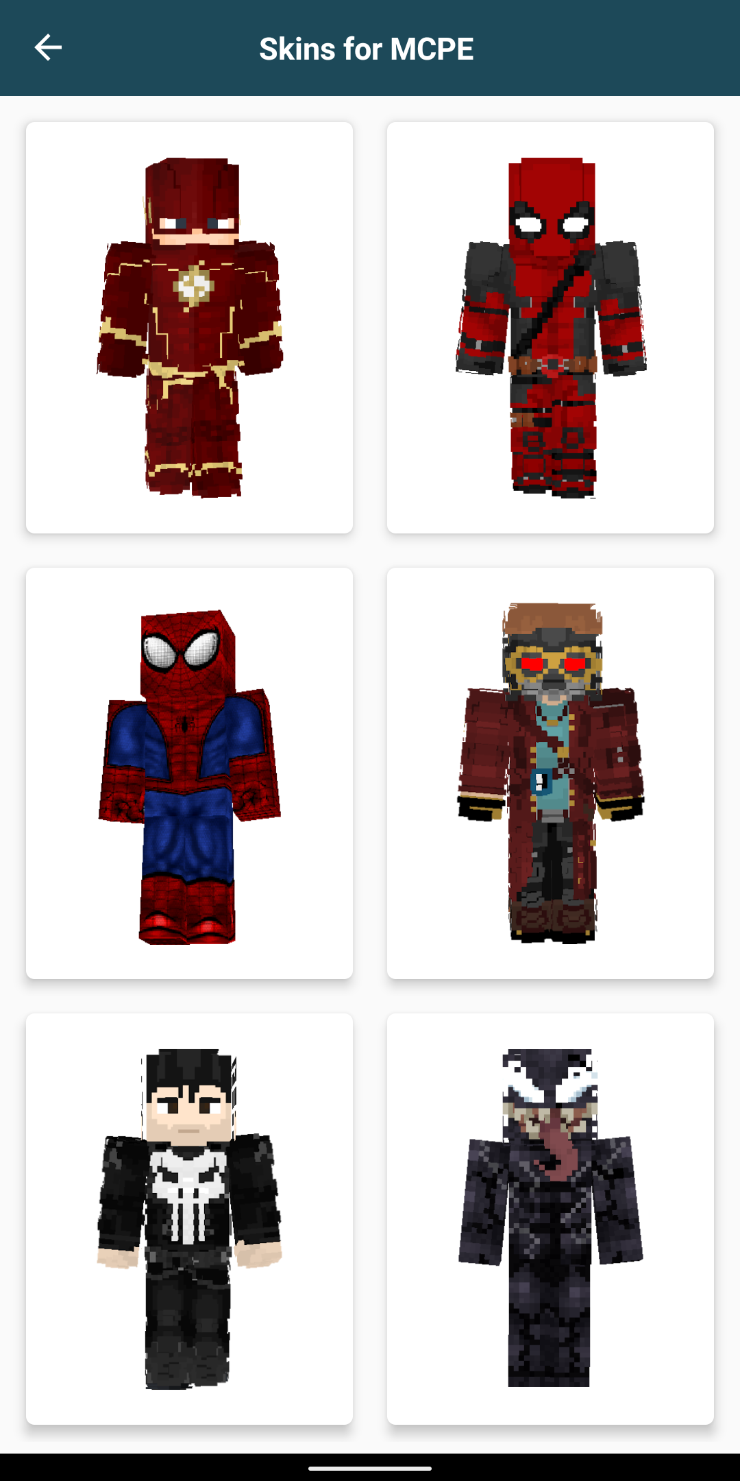 Superhero Skins for Minecraft Screenshot1