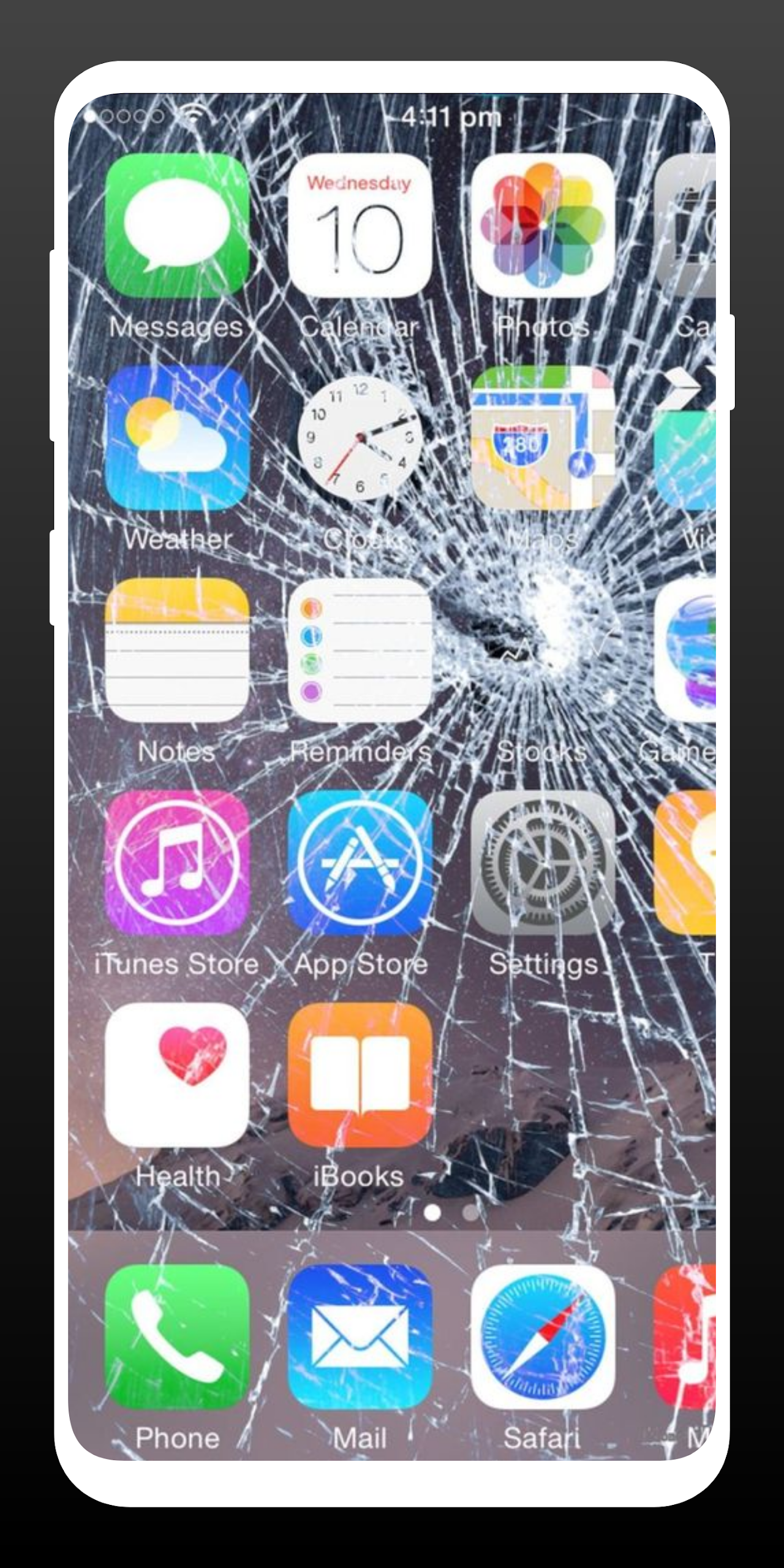 Prank Broken Screen Wallpaper Screenshot1