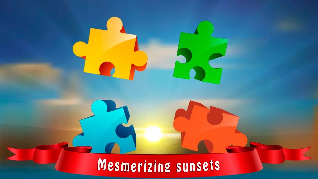 Puzzles for adults sunset Screenshot1
