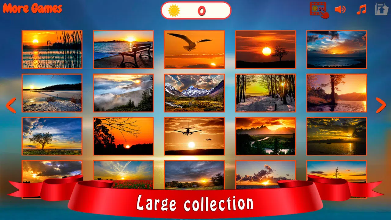 Puzzles for adults sunset Screenshot2
