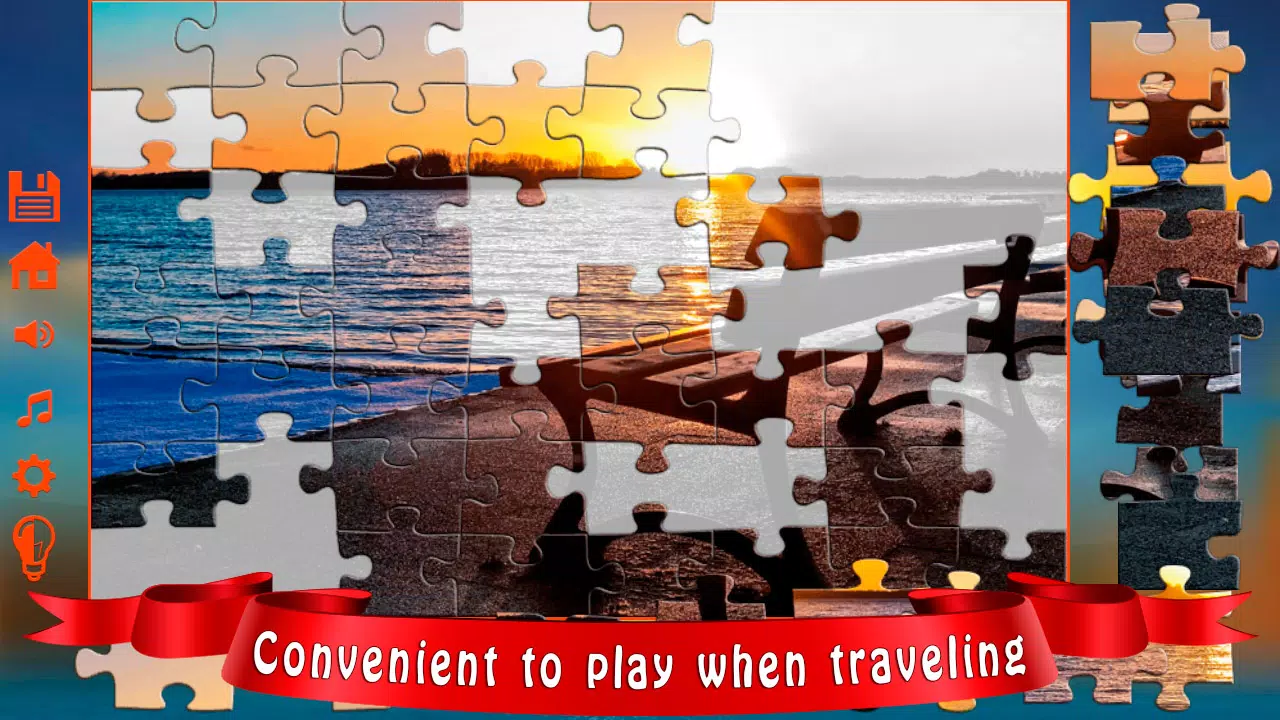 Puzzles for adults sunset Screenshot4