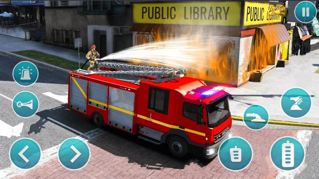 Emergency Police Fire Truck 3d Screenshot1
