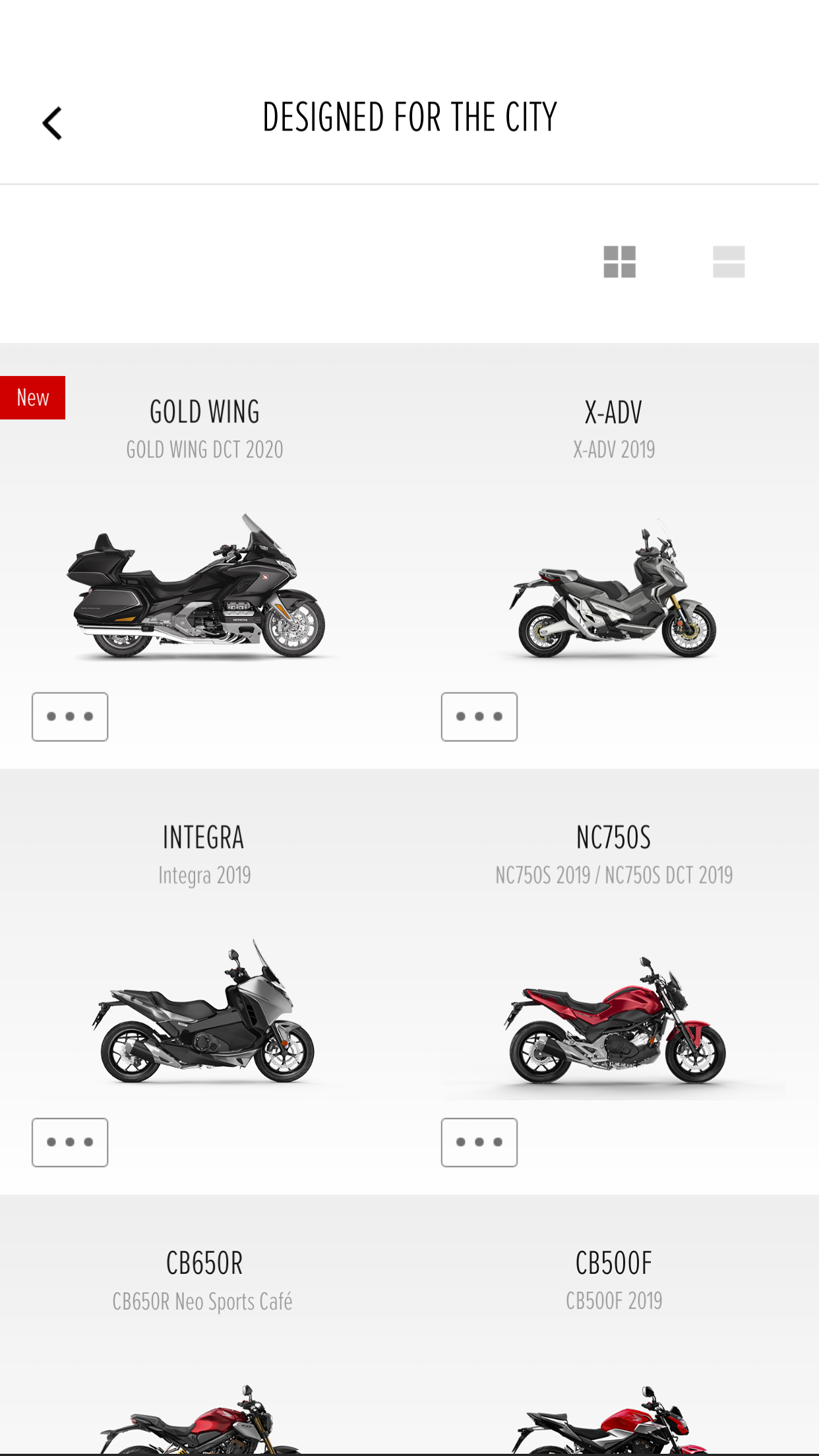 Honda Motorcycles Europe Screenshot2