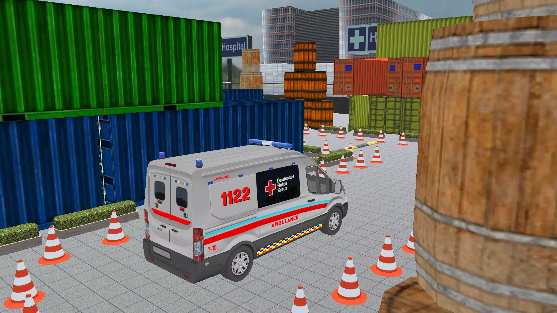 parking 3d game ambulance game Screenshot4