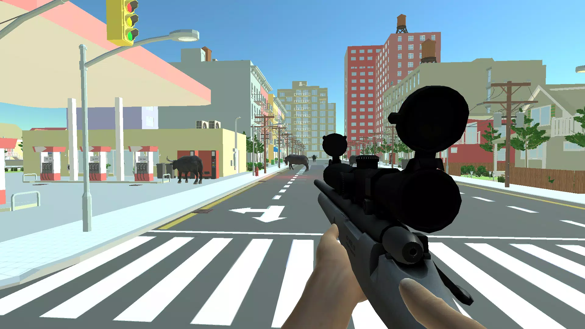 Angry bull game sniper game 3d Screenshot2