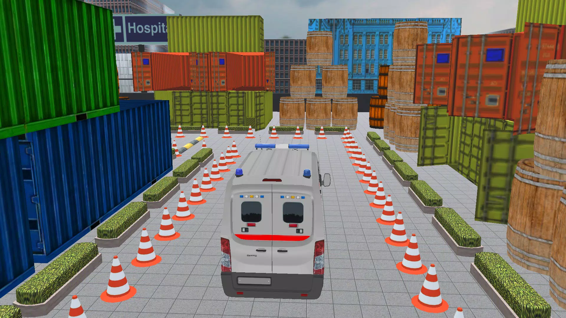 parking 3d game ambulance game Screenshot1