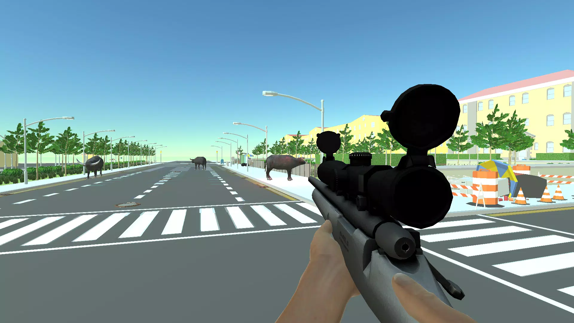 Angry bull game sniper game 3d Screenshot1