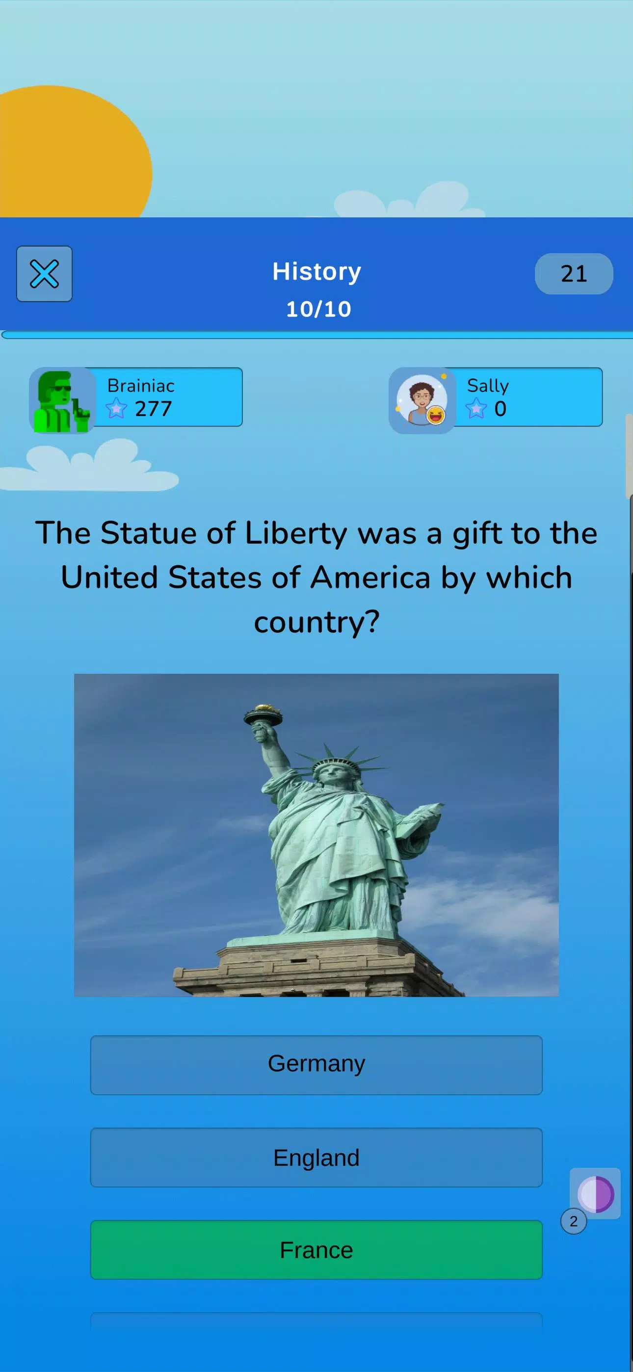 United States Knowledge Quiz Screenshot2
