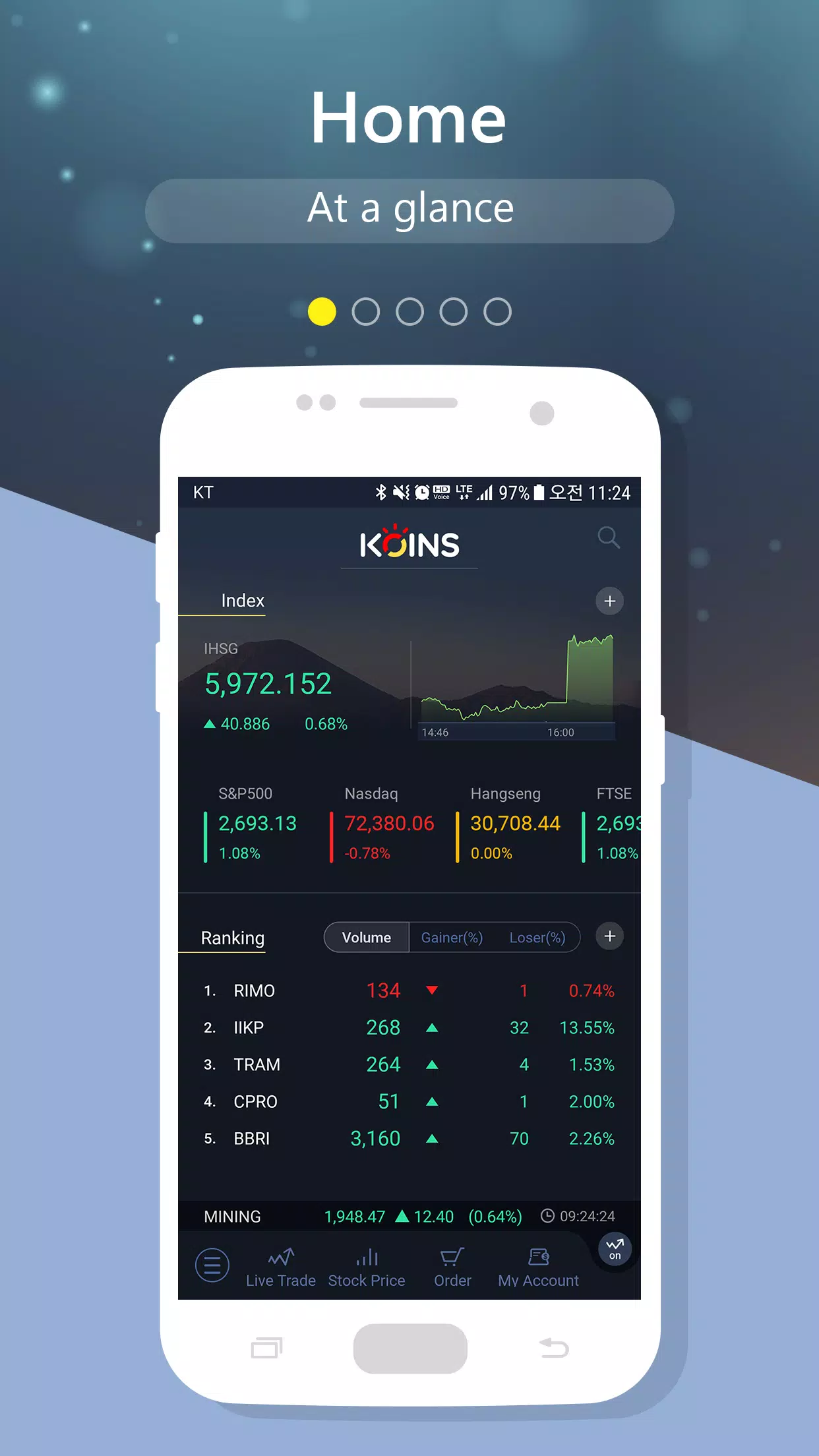 KOINS Mobile Screenshot1