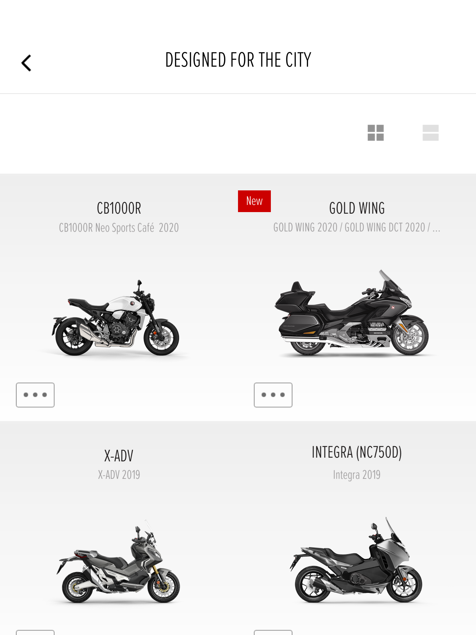 Honda Motorcycles Europe Screenshot9