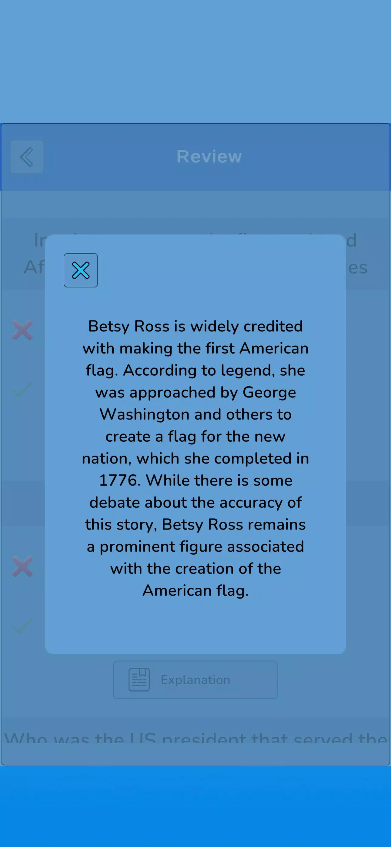 United States Knowledge Quiz Screenshot7