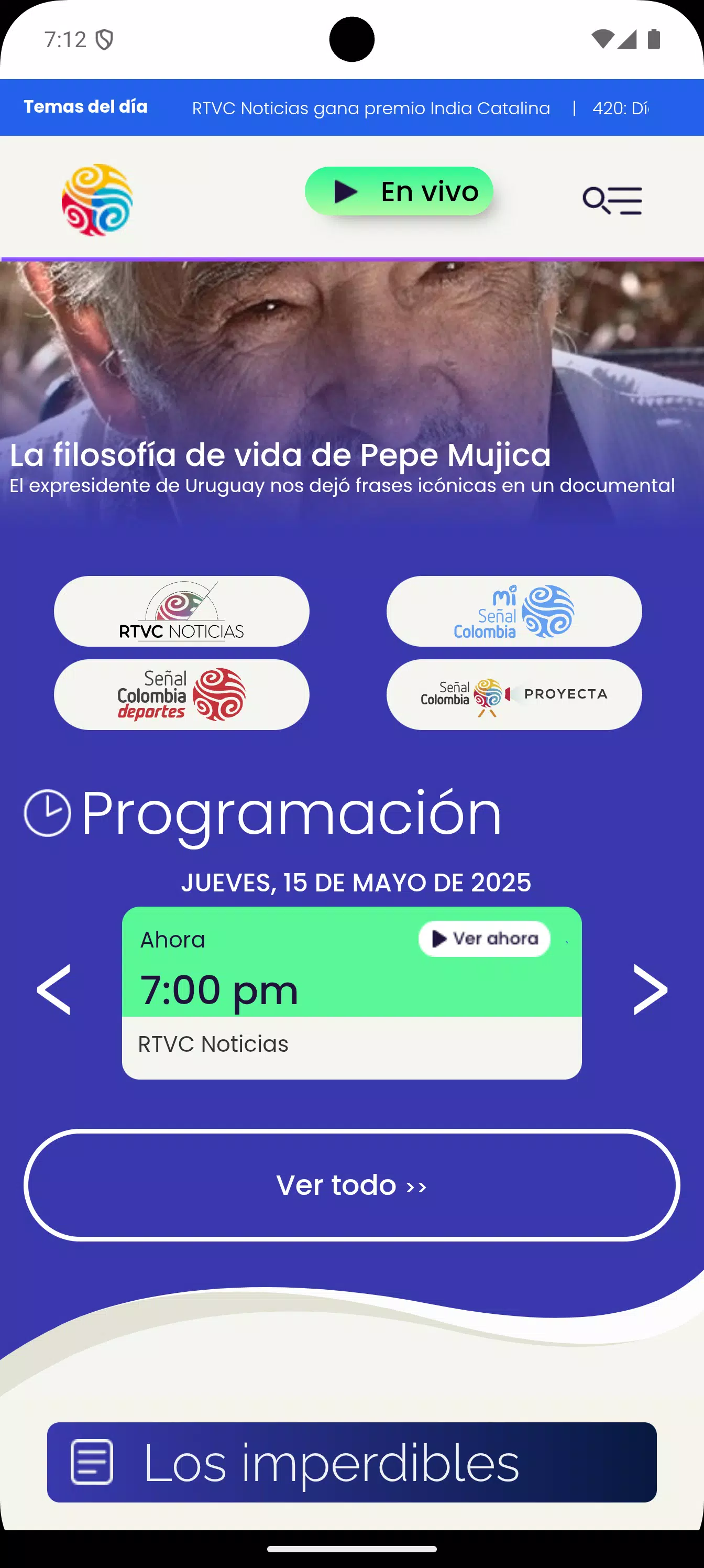 Señal Colombia Screenshot1