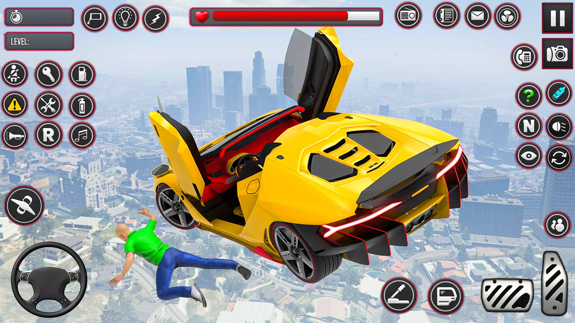 Real Flying Car Robot Shooting Screenshot8